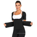 Stretch Black Short Sleeves Neoprene Plus Size Underbust Shapewear Shaping Comfort